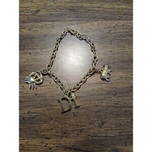 Diamonds International Souvenir Charms Bracelet Caribbean Cruise 7 1/2” L